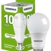 Лампа СДЛ A60 10Вт грушевидная 4000К E27 230В IEK Generica LL-A60-10-230-40-E27-G