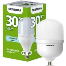 Лампа СДЛ HP 30Вт 6500К E27 230В IEK Generica LL-HP-30-230-65-E27-G