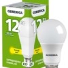 Лампа СДЛ A60 12Вт грушевидная 3000К E27 230В IEK Generica LL-A60-12-230-30-E27-G