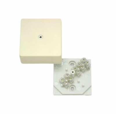 Коробка КМЭР ОП 60х60х30мм с клемм. бел. HEGEL КРК2701