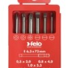 Набор бит SL/PZ/PH Industrial 73мм в кейсе 6 бит FELO 03092716