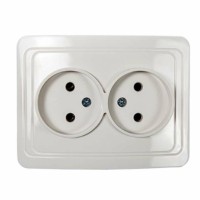 Розетка 2-м СП Classico 2102 16А IP20 бел. In Home 4680005959914