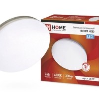 Светильник светодиодный DECO Ночное небо 24Вт 4000К 1560лм 230В 300х55мм In Home 4690612033518