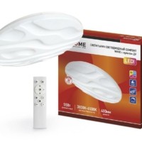 Светильник светодиодный COMFORT WAVE 55Вт 230В 3000-6500К 4400лм 400х70мм с пультом ДУ In Home 4690612034911