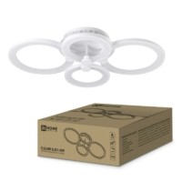 Светильник светодиодный ELEGANT BLISS-90W 90Вт 230В 3000-4000-6500К 7000лм 610х400х130мм с пультом ДУ In Home 4690612035444