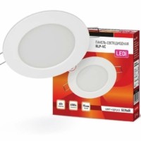 Панель светодиодная 6Вт 230В 6500К 420лм 95мм IP40 круглая белая In Home RLP-VC