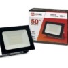 Прожектор светодиодный СДО-7 50Вт 230В 6500К IP65 черн. In Home 4690612034638