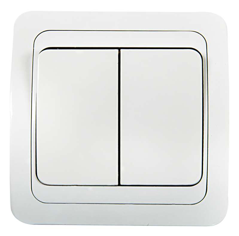 Выключатель 2кл. СП Classico 10А IP20 бел. In Home