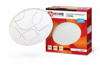 Светильник светодиодный DECO ГЛОРИЯ 24Вт 230В 4000К 1560лм 300мм In Home 4690612021904