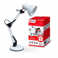 Светильник настольный под лампу СНО 15Б на основании 60Вт E27 230В бел. (коробка) In Home 4690612012896