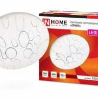 Светильник светодиодный DECO ОРИОН 36Вт 230В 6500К 2340лм 350мм In Home 4690612025087