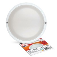 Светильник светодиодный герметичный СПП-А-КРУГ 8Вт 230В 6500К 640лм с оптико-акустическим датч. IP65 In Home 4690612033877