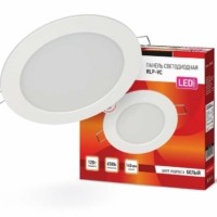 Панель светодиодная 12Вт 230В 6500К 960лм 145мм IP40 круглая белая In Home RLP-VC