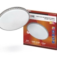 Светильник светодиодный COMFORT MYSTERY 55Вт 230В 3000-6500К 4400лм 400х70мм с пультом ДУ In Home 4690612034904