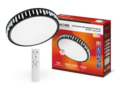 Светильник светодиодный COMFORT ASTERA 75Вт 230В 3000-6500К 6000лм 500х100мм с пультом ДУ In Home 4690612035727