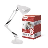 Светильник настольный под лампу СНО 17Б на основании 60Вт E27 230В бел. (коробка) In Home 4690612037226