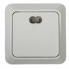 Выключатель 1кл. ОП Bolleto 10А IP20 с инд. бел. In Home