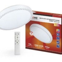 Светильник светодиодный COMFORT SAPHIR 75Вт 230В 3000-6500К 6000лм 500х100мм с пультом ДУ In Home 4690612035123