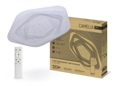 Светильник светодиодный GEO CAMELIA 120Вт 230В 3000-6500К 8400лм 500х40мм с пультом ДУ In Home 4690612035796