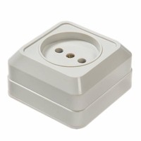 Розетка 1-м ОП Bolleto 7022 16А IP20 бел. In Home 4680005959785