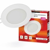 Панель светодиодная 9Вт 230В 6500К 630лм 118мм IP40 круглая белая In Home RLP-VC