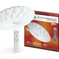 Светильник светодиодный COMFORT ASTRA 55Вт 230В 3000-6500К 4400лм 400х100мм с пультом ДУ In Home 4690612035017