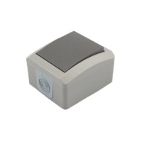 Переключатель 1кл. ОП проходной Industrial IP54 сер. Kranz KR-78-0610