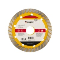 Диск алмазный отрезной Turbo 115×22.2мм Kranz KR-90-0120