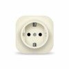 Розетка 1-м ОП 16А IP20 с/з сл. кость IONICH 1433