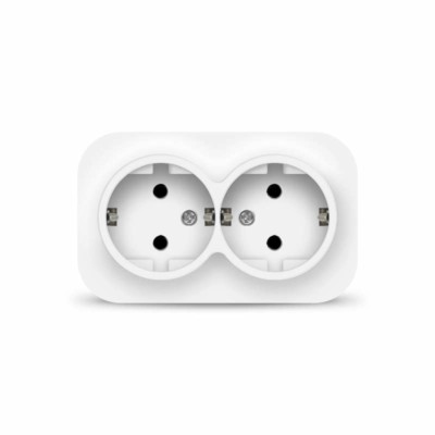 Розетка 2-м ОП 16А IP20 с/з бел. IONICH 1419