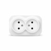 Розетка 2-м ОП 10А IP20 бел. IONICH 1417