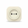 Розетка 1-м ОП 10А IP20 сл. кость IONICH 1431