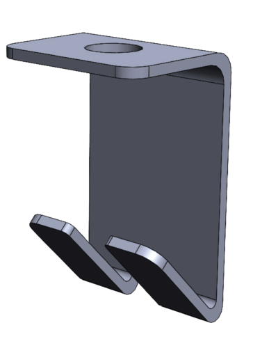 Аксессуар лотка проволочного; крюк под шпильку  ПАК.0.0.0.0.4