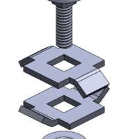 Аксессуар лотка проволочного; соединитель двойной ПАС2.0.0.0.0.2