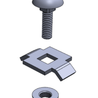 Аксессуар лотка проволочного; соединитель одинарный ПАС1.0.0.0.0.6