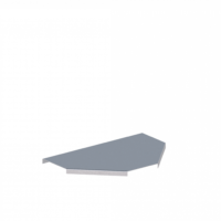 Крышка лотка тройникового горизонтального ЛМсК-Т 100-1,2ц УТ1,5