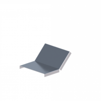 Крышка лотка углового вертикального вверх ЛМсК-45В 150-1,2ц УТ1,5