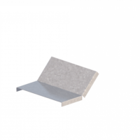 Крышка лотка углового вертикального вверх ЛМсК-45В 200-0,7ц УТ2,5