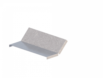 Крышка лотка углового вертикального вверх ЛМсК-45В 300-1,2ц УТ2,5