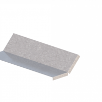 Крышка лотка углового вертикального вверх ЛМсК-45В 400-1,0ц УТ2,5