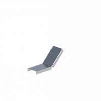 Крышка лотка углового вертикального вверх ЛМсК-45В 50-1,5ц УТ1,5