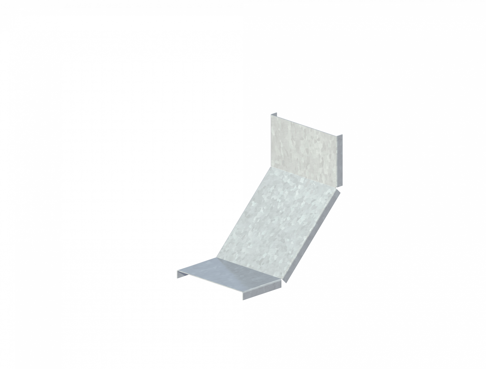 Крышка лотка углового вертикального вверх ЛМсК-90В 150-1,0ц УТ2,5