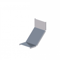 Крышка лотка углового вертикального вверх ЛМсК-90В 150-1,2ц УТ1,5