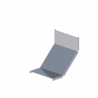Крышка лотка углового вертикального вверх ЛМсК-90В 200-1,2ц УТ1,5