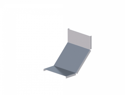 Крышка лотка углового вертикального вверх ЛМсК-90В 200-1,2ц УТ1,5