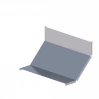Крышка лотка углового вертикального вверх ЛМсК-90В 400-1,0ц УТ1,5