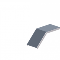 Крышка лотка углового вертикального вниз ЛМсК-45Н 100-1,0ц УТ1,5