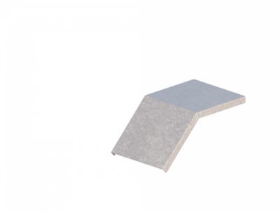 Крышка лотка углового вертикального вниз ЛМсК-45Н 150-1,0ц УТ2,5