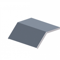 Крышка лотка углового вертикального вниз ЛМсК-45Н 300-1,5ц УТ1,5