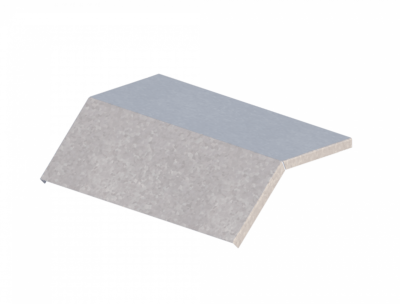 Крышка лотка углового вертикального вниз ЛМсК-45Н 500-1,0ц УТ2,5